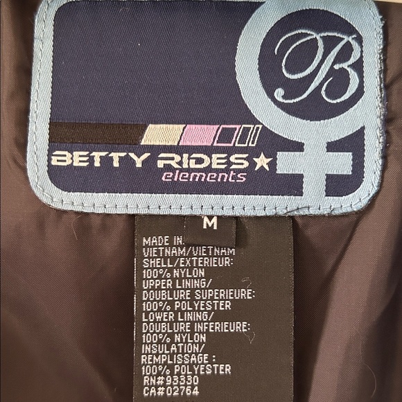 Betty Rides Elements Series Snowboarding Parka Size M - Picture 2 of 12